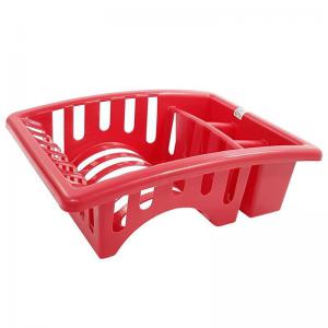 Escorredor de Louça Plástico Vermelho Ercaplast Cozinha