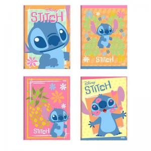 Caderno 1/4 60 Folhas Brochura Stitch - São Domingos