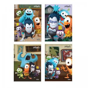 Caderno 1/4 96 Folhas Brochura Spookiz - São Domingos