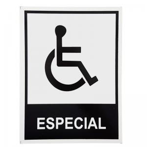 Placa Aviso Especial Cadeirante - Tamoio