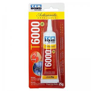 Cola Adesiva Artesanato Extra Forte T6000 Tekbond 25G