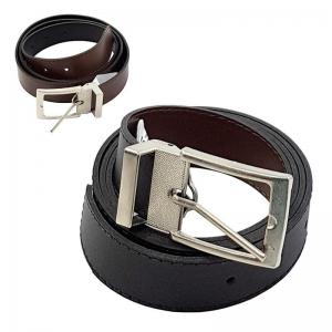 Cinto Masculino Dupla Face Streetman 120Cm Reversível Preto Marrom Versátil