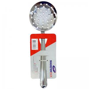 Escumadeira Média Inox Madefer Cozinha Prática