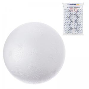 Bola Isopor 9Cm (90Mm) Pacote com 12 Unidades - Styroform