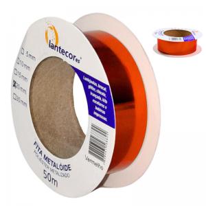 Fita Metaloide 20Mmx50Mt Vermelha - Lantecores