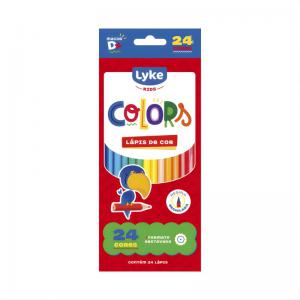 Lápis de Cor Inteiro 24 Cores Resina Colors - Like
