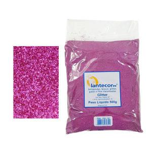 Glitter Metalico Pink Pacote com 500 Gramas - Lantecores - Osl