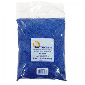 Glitter Metalico Azul Royal Pacote com 500 Gramas - Lantecores - Osl