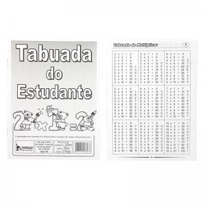 Tabuada do Estudante Tamoio Formato 16 Educativo
