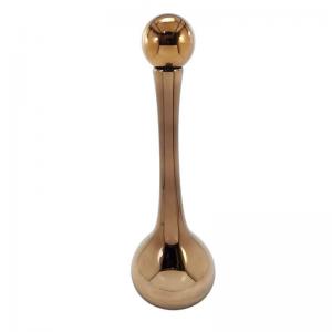 Vaso de Vidro Petra Wood Espelhado 40Cm - C.parisiense