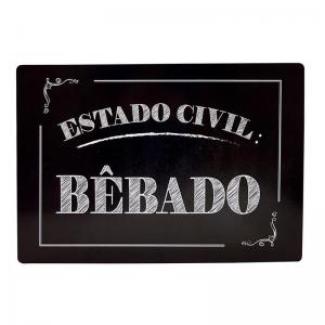 Quadro de Decoracão Estado Civil "Bêbado" - Naira
