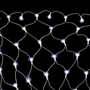 Pisca Natal Rede Led Branco Sequencial 240 Lampadas 220V 2Mtx80Cm com 8 Funções - Centro Oeste