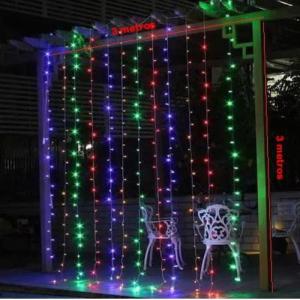 Pisca Natal Cachoeira Led Colorido 624 Leds 127V/3 Metros Forma V -  Centro Oeste