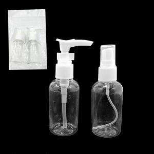 Kit Viagem Plástico 2 Frascos Presente