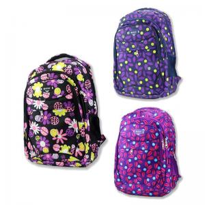 Mochila Escolar Juvenil Feminina C.o M2868/20 18"Pt/Az/Rs/Ll - Centro Oeste