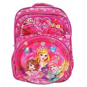 Mochila Escolar Infantil Feminina Princes 41X33X13 - Centro Oeste