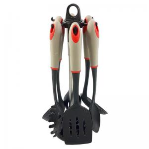Conjunto Utensilios de Cozinha com Base Giratória 7 Peças - Centro Oeste