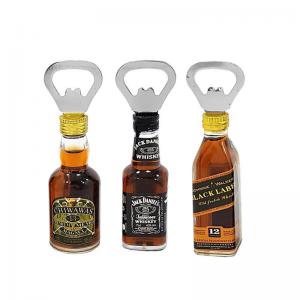 Abridor de Garrafa Garrafa Wisky  com Ima de Geladeira - C.o - Ddp/Mcd/Cvn