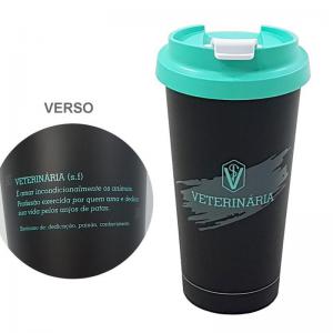 Copo Térmico Profissão com Frase (500Ml) "Veterinária" - Lumni