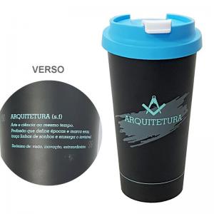 Copo Térmico Profissão com Frase (500Ml) "Arquitetura" - Lumni