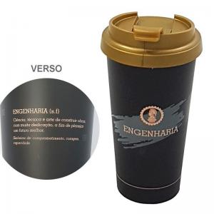 Copo Térmico Profissão com Frase (500Ml) "Engenharia" - Lumni