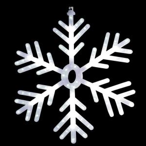 Pisca Natal Floco de Neve Led Branco 60Cm 220V - Centro Oes
