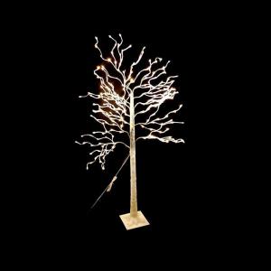 Arvore Natal Galhos Secos com 240 Leds Fixo Branco Quente Bivolt/160Cm - C.o