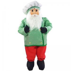 Enfeite Natal Papai Noel Chef 70Cm - Gravata