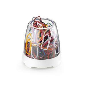 Porta Clips Plástico Cristal - Waleu