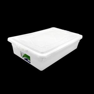 Caixa Organizadora Branca com Tampa 15,5L Alves Plastic