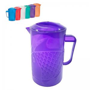 Jarra Plástica com Tampa Decorativa Peixe 2 Litros - Alves Plastic