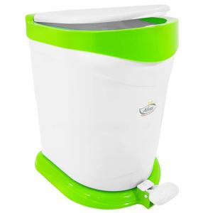 Lixeira Pedal Plástica 13L Verde - Presente Moderno