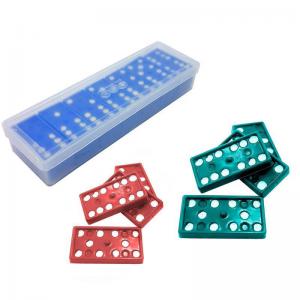 Domino Plástico Colorido com 28 Peças