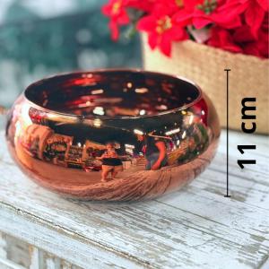 Vaso Vidro Lagoon Wood Espelhado Médio Decoração