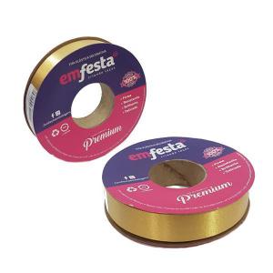 Fita Decorativa Emfesta 15Mmx50Mt. Dourado - Emfesta