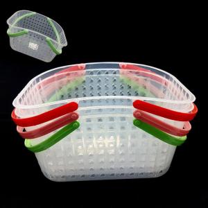 Cesta Plástica Organizadora com Alça - Injetemp