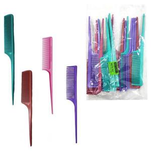 Pente Plastico Cabo Fino Fino 20Cm Pacote com 24 Unidades - Sbrissa
