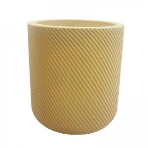 Vaso Vite Cilindro Polietileno N1 Areia 29X28,5Cm - Vogue