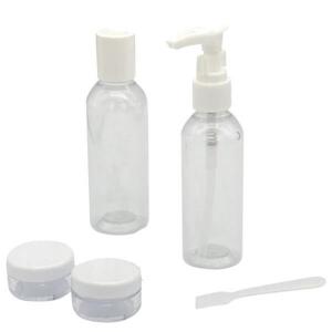 Kit Viagem Porta-Cosméticos 5 Frascos 75Ml