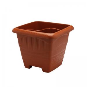 Vaso Quadrado Marrom 6 Litros Plasmont