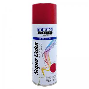 Tinta Spray Tekbond Metalica Vermelho 350Ml/250G