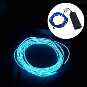 Fio Luz Led Eletroluminescente a Pilha Azul 3 Metros - Wincy Natal