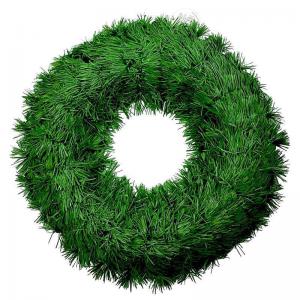 Enfeite Natal Guirlanda com Festão Verde 38Cm - Fartex