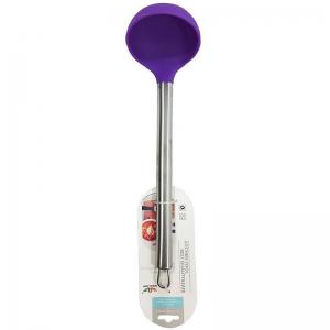 Concha em Silicone com Cabo Inox Lilás - Centro Oeste - Mcd