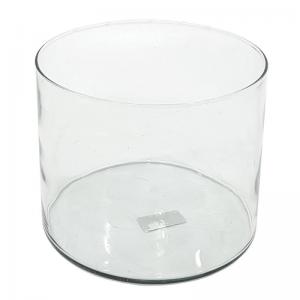 Vaso Vidro Transparente Cilindro 20X24Cm - Mistral Vidros