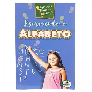 Livro Coleção Primeiros Passos na Escola Escrevendo o Alfabeto com 16 Páginas - Todolivro