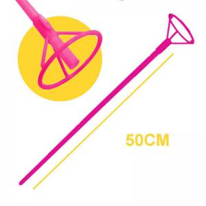 Vareta Rosa com Adpatador para Balão 50Cm - Festa