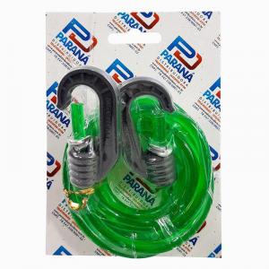 Corda Extensora para Moto Silicone com Gancho Plástico 2 Metros com 10 Unidades Multicores - Mcd
