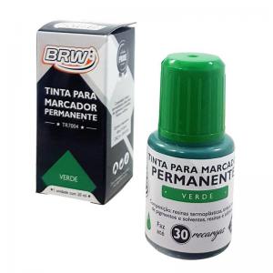 Tinta Pincel Atômico Verde 20Ml Brw Recarga