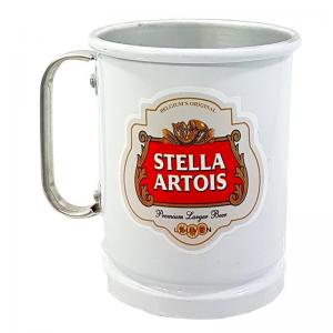 Caneca Stella Artois Alumínio Chopp 550Ml Adesivada